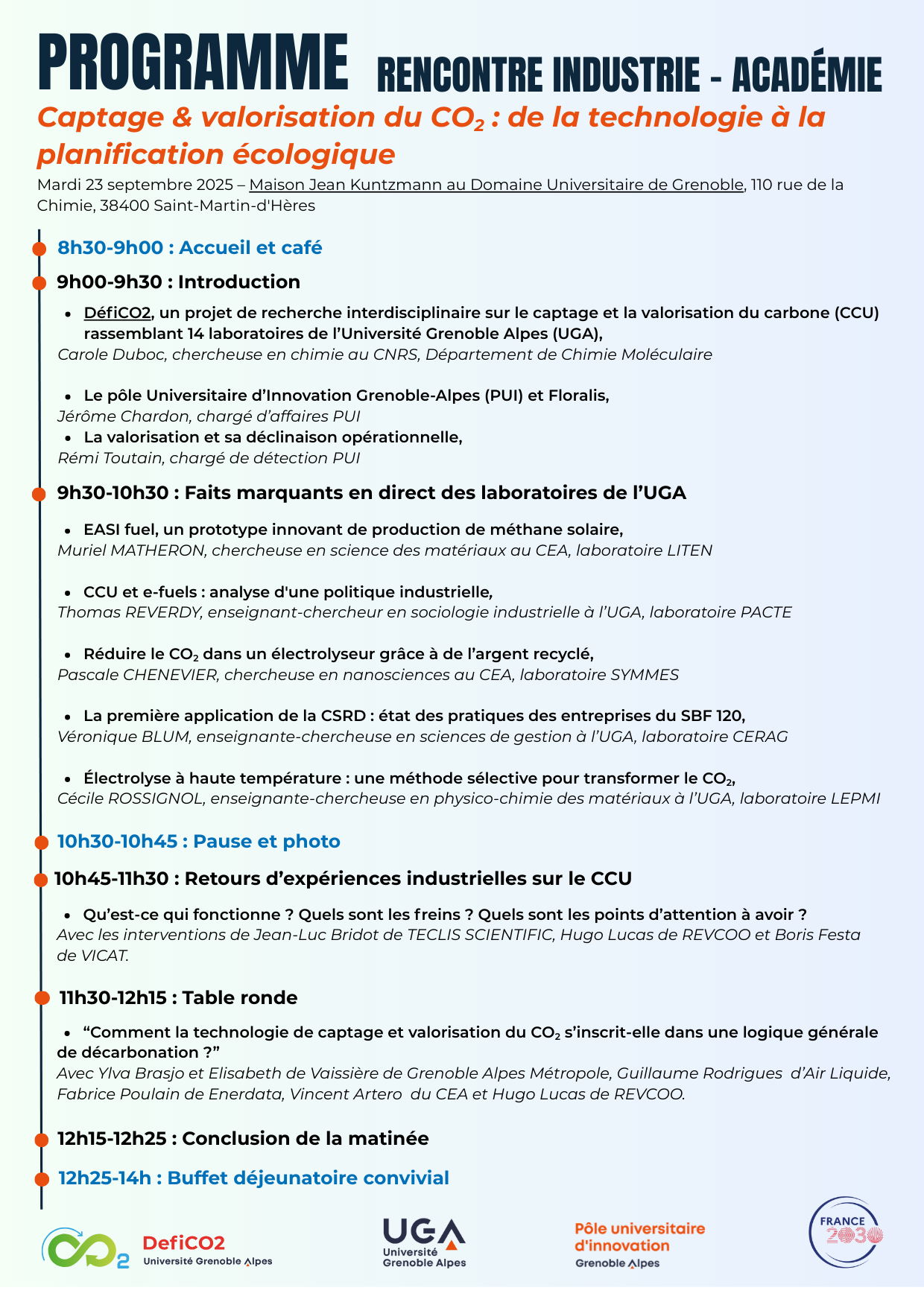 Programme Rencontre Industrie Académie